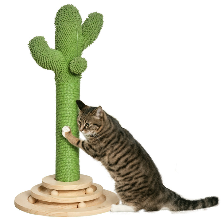 Arranhador Gato em Forma de Cactus  Verde