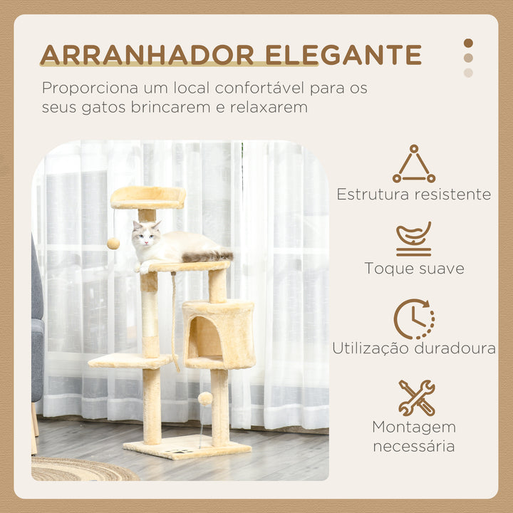 114 cm Bege Arranhador