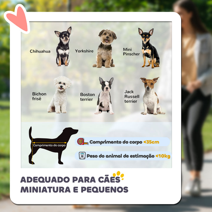 Carrinho dobrável para animais de estimação 84x48x95cm Rodas para carrinho de gato para cão Girar 360º com freio