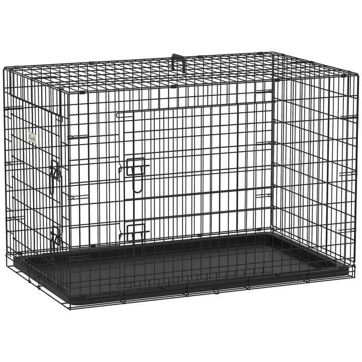 Gaiola de transporte, Cor: Preto, ABS Aço 106 x 71 x 76 cm com 1 Tabuleiro