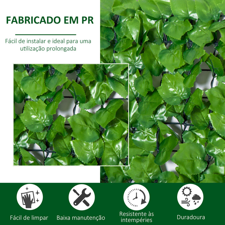 Cobertura Artificial em Rolo de 3x1m para Cerca Varanda Planta decorativa