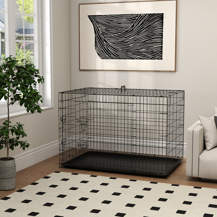 Transportadora Preta ABS, Aço 122x77x82 cm