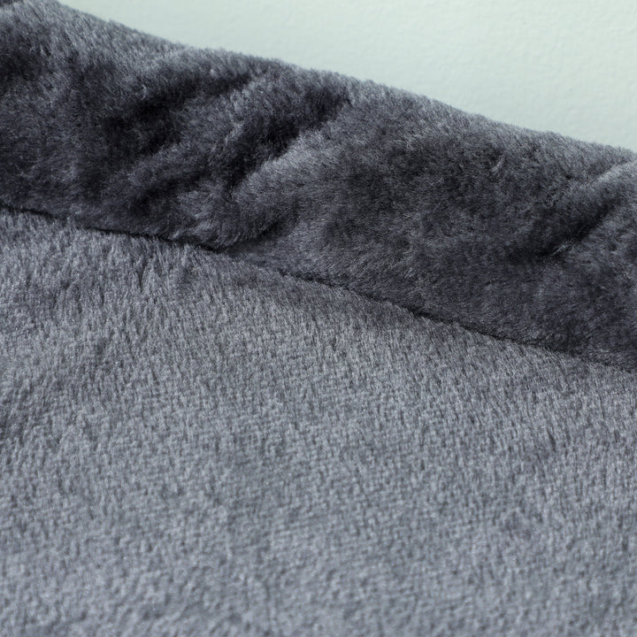 Arranhador para Gatos 66 cm Torre para Gatos com Cama 2 Cavernas Poste de Sisal e Bola para Brincar Cinzento Escuro