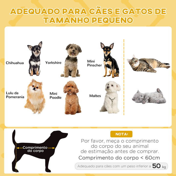 Cama Elevada para Gatos Cama para Cães Miniatura com Almofada Lavável Corda de Seagrass Estrutura de Madeira e Almofadas Antiderrapantes Sofá para Animais de Estimação para Interior Ø48x24,5 cm Bege