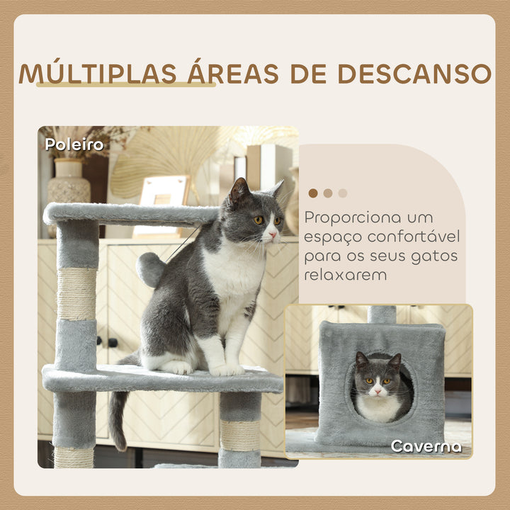 Árvore  gato 2 andares 80cm