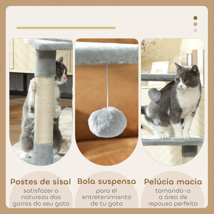 Árvore  gato 2 andares 80cm
