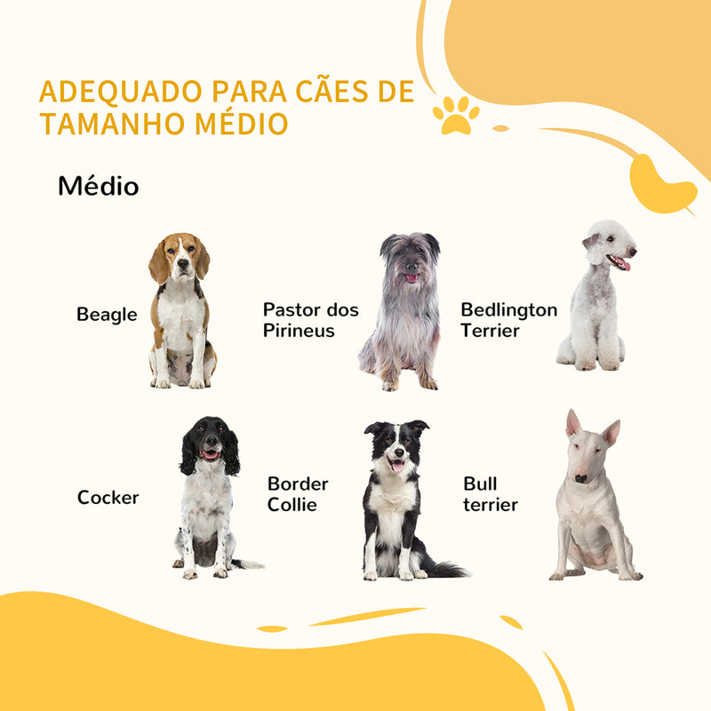 Barreira para Cães de Aço Barreira de Segurança para Animais de Estimação Dobrável de 3 Painéis Duplo Fechamento e Função de Bloqueio Auxiliar para Porta Escada 206x90 cm Preto