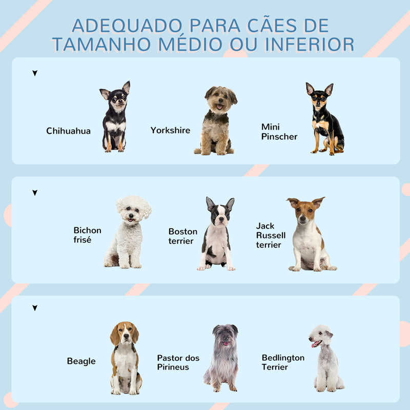 Casa para Cães 65x75,7x63 cm Casa para Cães com Janelas e Teto com Telhas de Imitação para Cães Médios Cinza e Branco