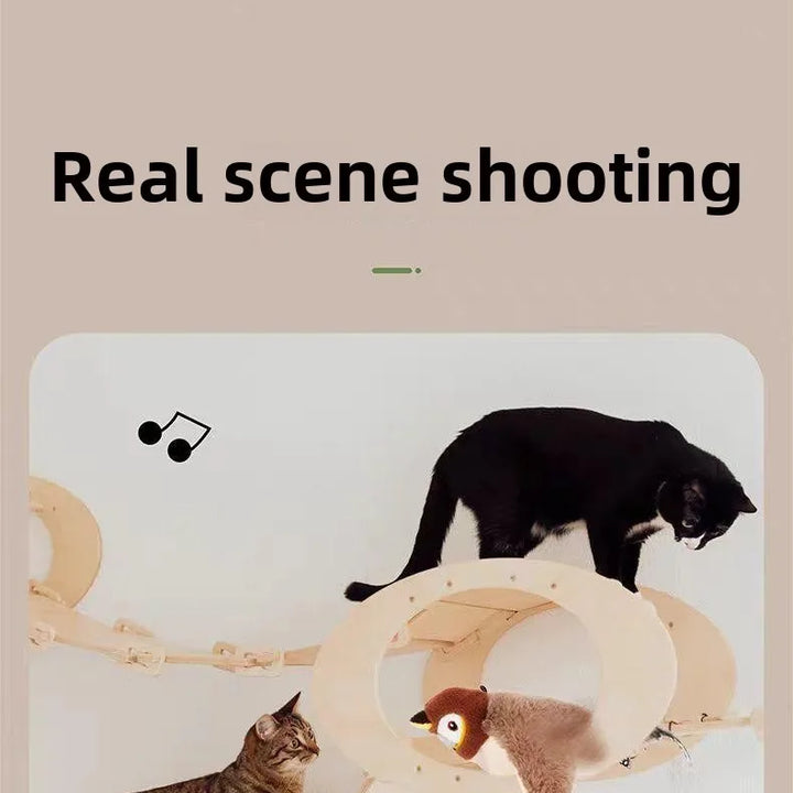 Flupytoy Brinquedo Interativo de Pelúcia com Sensor de Toque e Catnip – Pássaro pardal Recarregável com Som e Asas em Movimento para Gatos de Interior