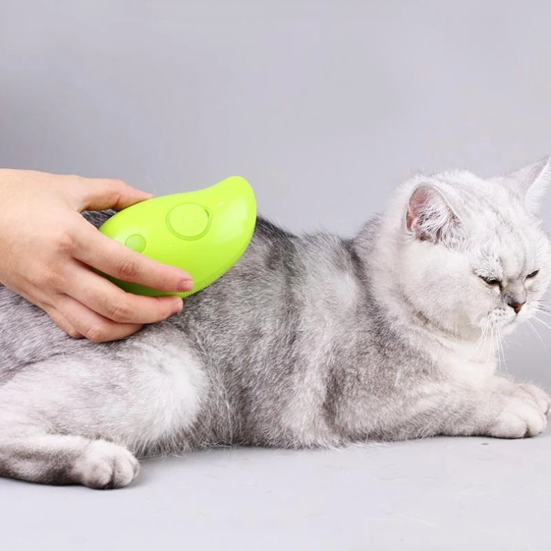 Escova a Vapor 3 em 1 para gatos e cães