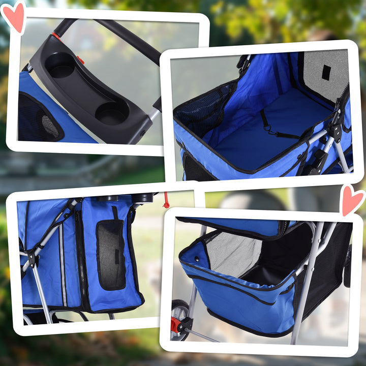 Carrinho Dobrável 75x45x97 cm Cão Gato