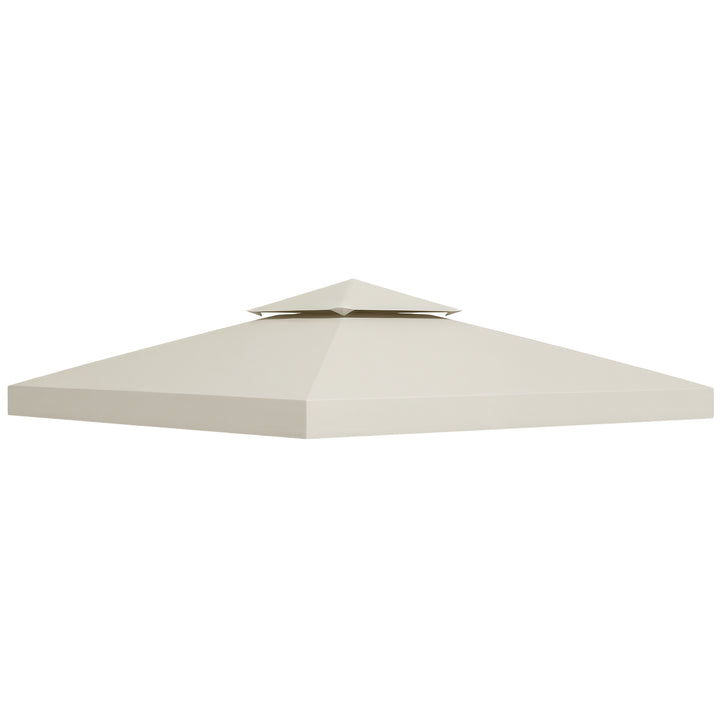 Toldo de Substituição 3x3m para Pérgolas Toldo de Substituição de Pérgolas de Jardim Creme