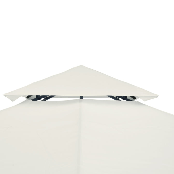 Toldo de Substituição 3x3m para Pérgolas Toldo de Substituição de Pérgolas de Jardim Creme