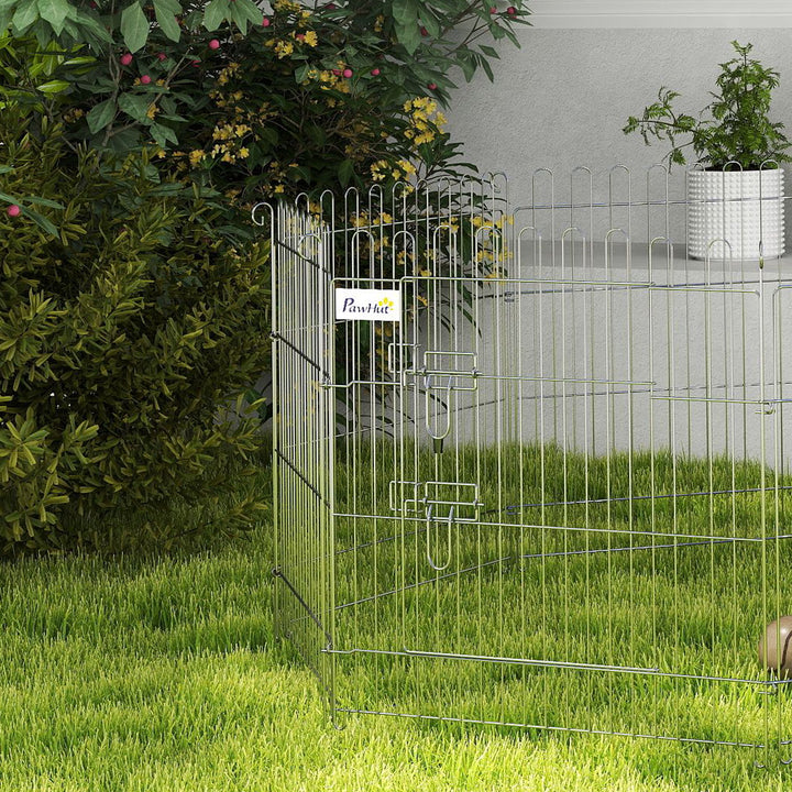 Parque para animais de estimção 63 x 60 CM Prata