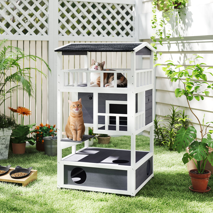 Casa do Gato madeira 78x76x140cm