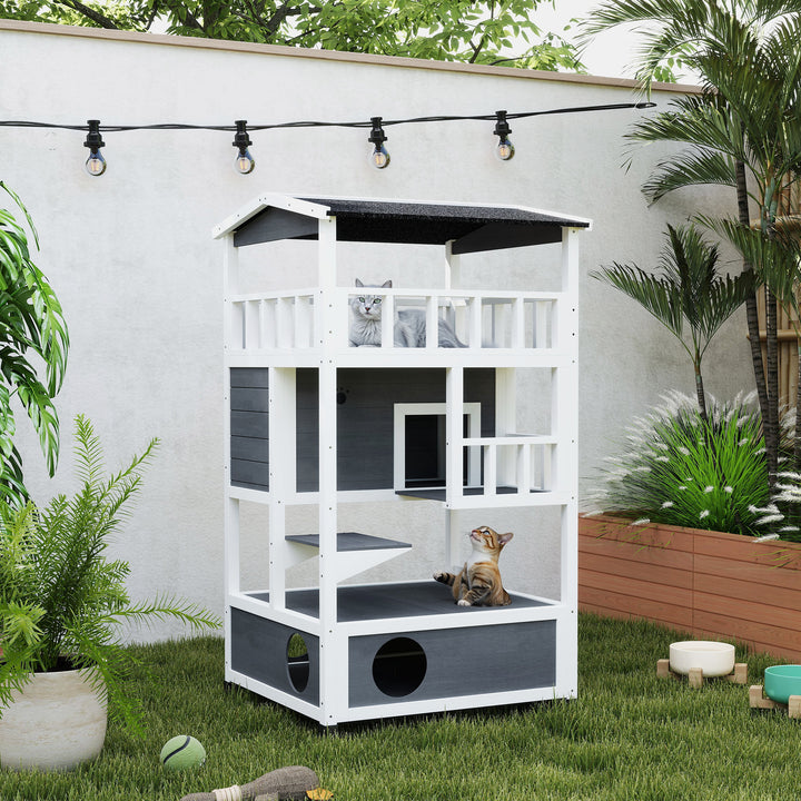 Casa do Gato madeira 78x76x140cm
