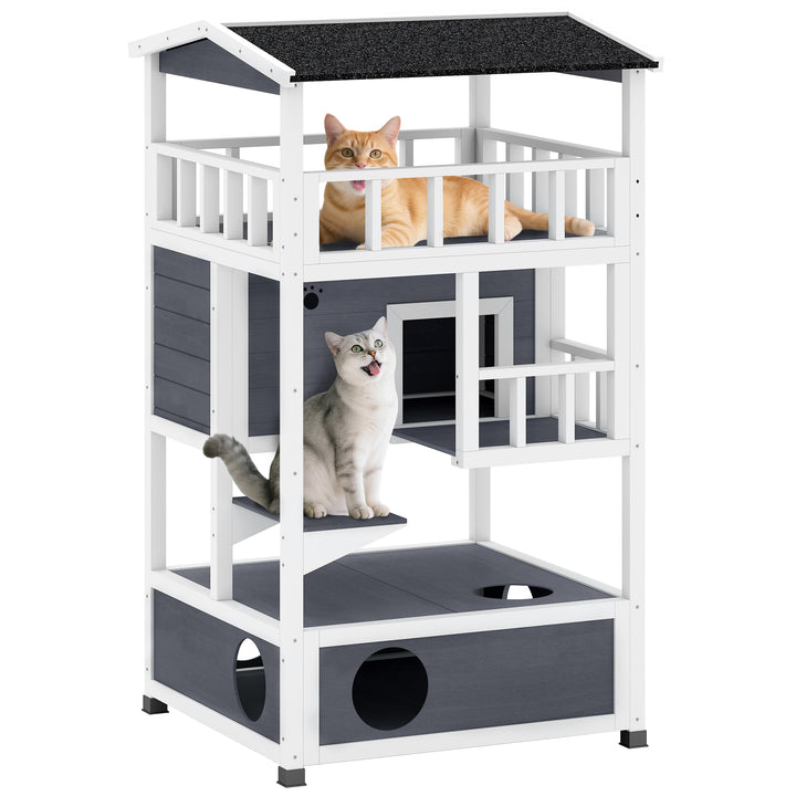 Casa do Gato madeira 78x76x140cm