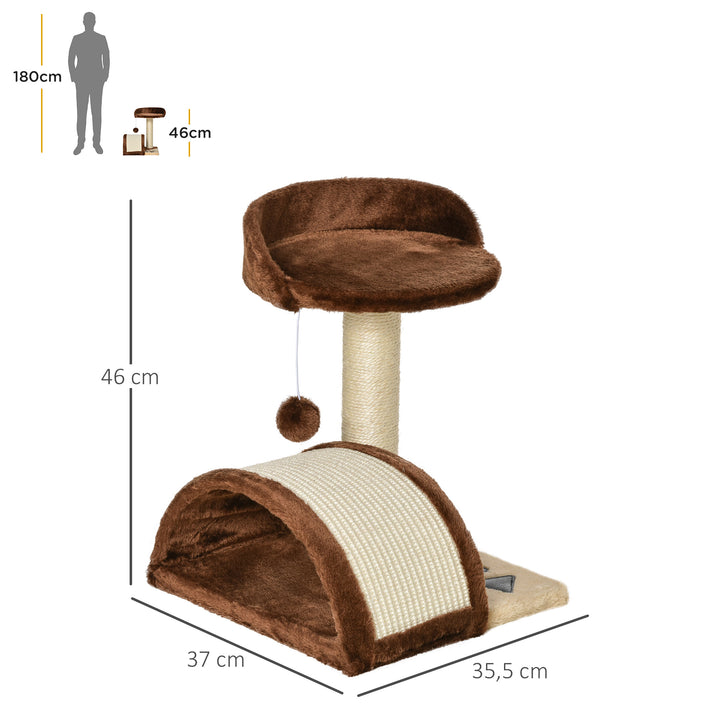 Arranhador Árvore Gato 36 x 36 x 44 cm Árvores Arranhadores para Arranhar Cama de Gatos Brincadeira