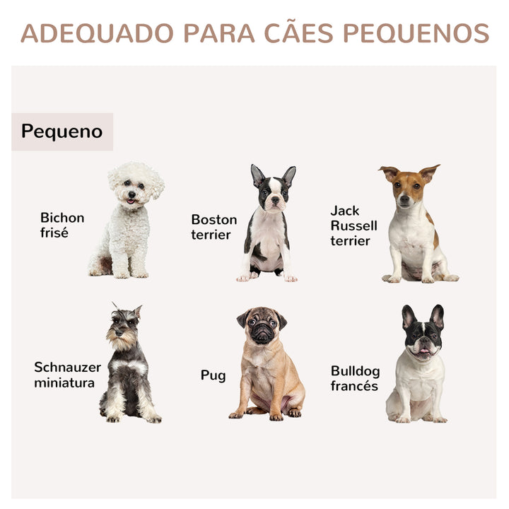 Gaiola para Cães com Mesa Auxiliar Casa para Animais de Estimação Moderna com 3 Portas Francês e Fecho Magnético para Cães Pequenos 78x53x59,3 cm Branco