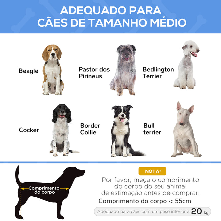 Cama Elevada para Cães Respirável para Cães Pequenos 106x81x33 cm Tecido de Textilene Encosto Inclinável Estrutura Metálica Interior/Exterior Preto