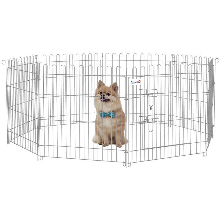 Parque para animais de estimção 63 x 60 CM Prata