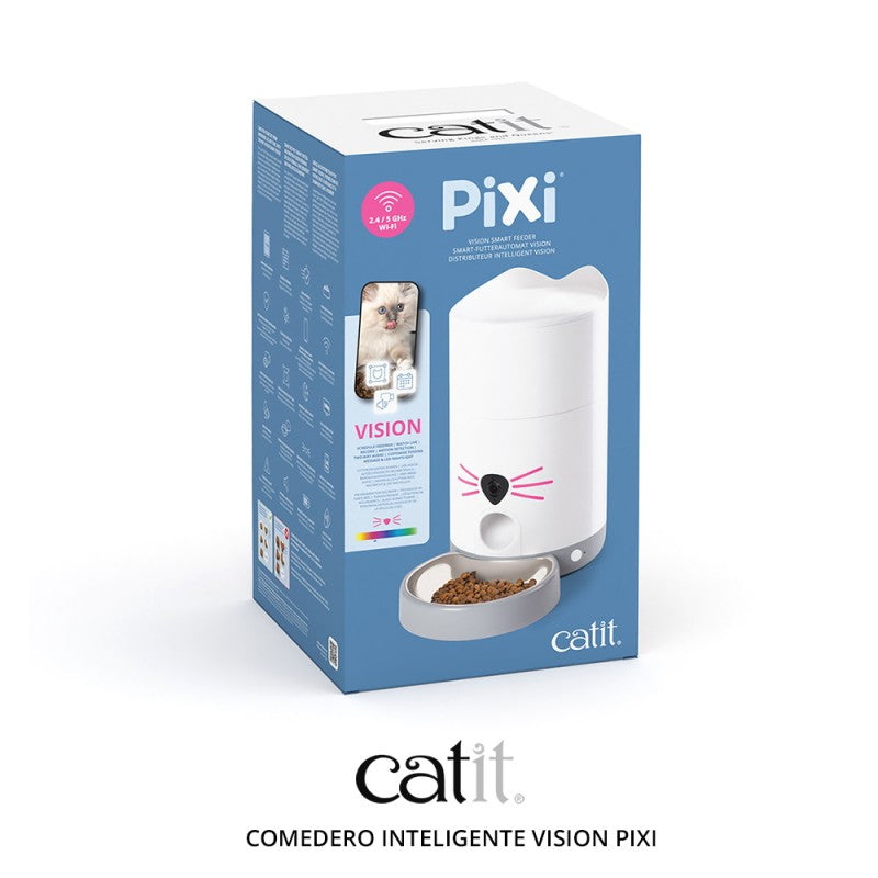 Comedouro Inteligente com câmara e micro Catit PIXI gatos