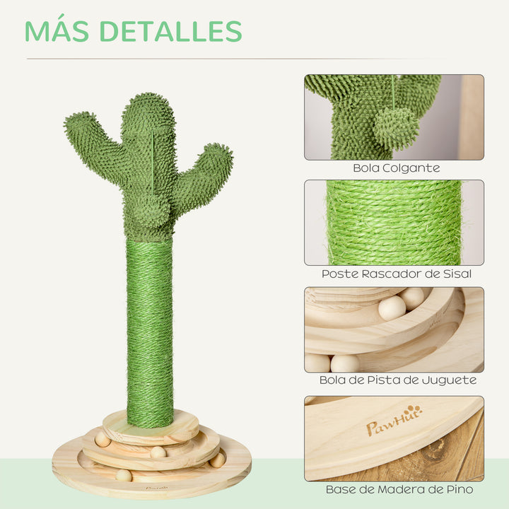 Arranhador Gato em Forma de Cactus  Verde
