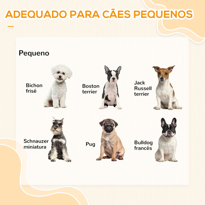 Escada para cães e gatos 3 etapas dobráveis com armazenamento destacável de 50 cm de altura