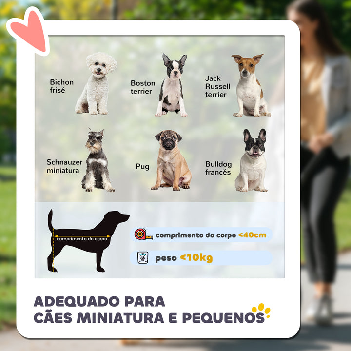 Carrinho para Animais de Estimação Carrinho para Cães Dobrável com Compartimento Desmontável 4 Portas com Fecho de Correr 2 Correias de Segurança e de Transporte 81x58x97,5 cm Cáqui