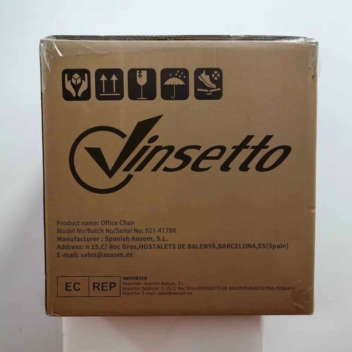 Cadeira de Escritório de Malha Ergonómica Cadeira de Escritório com Altura Ajustável Apoio para os Braços Dobrável Apoio para a Cabeça e Suporte Lombar Ajustáveis 65x64x114-122cm Preto