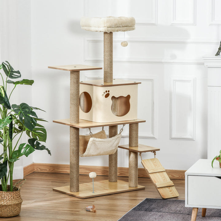 Arranhador completo 130cm Bege