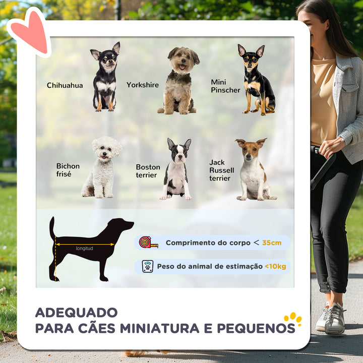 Carrinho para animais de estimação Dobrável Café 75 x 45 x 97 cm