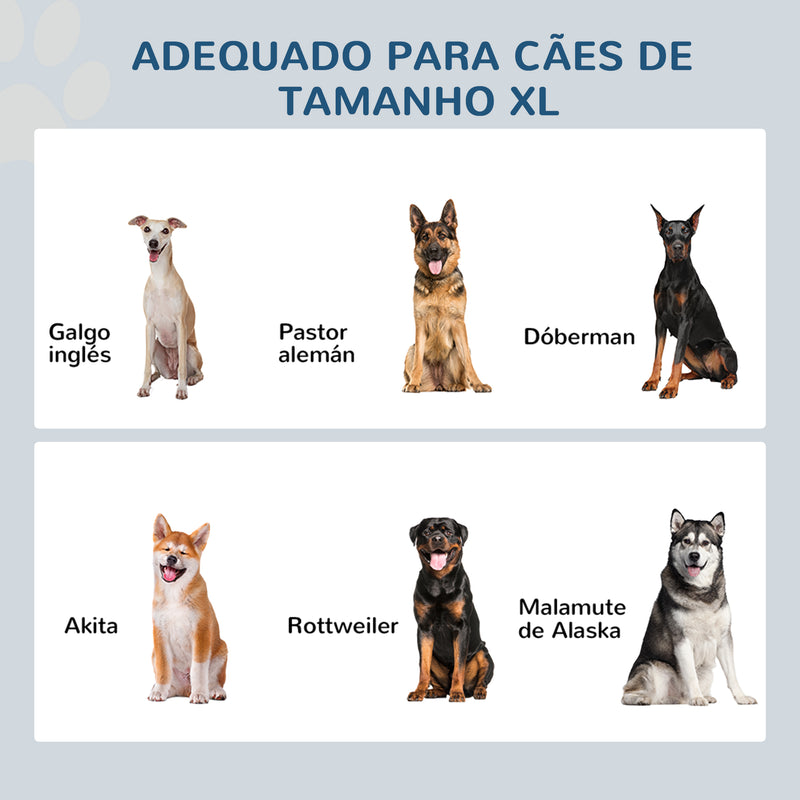 Comedouro Elevado para Cães Comedouro para Cães com 2 Tigelas de Aço Inoxidável e Espaço de Armazenamento Oculto 60x30x41 cm Branco