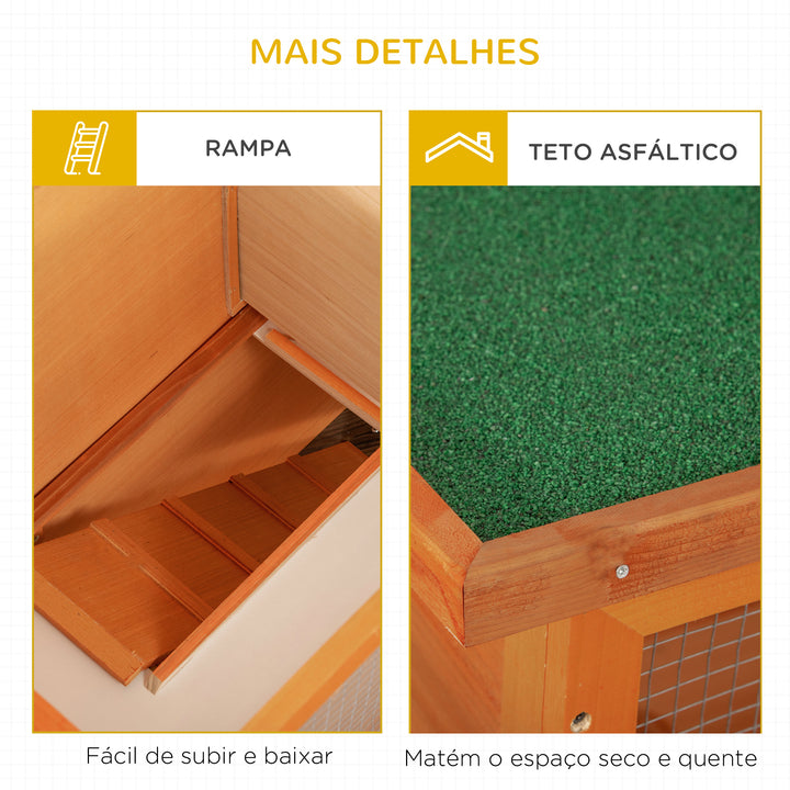 Coelheira para pequenos animais  90x45x80 cm