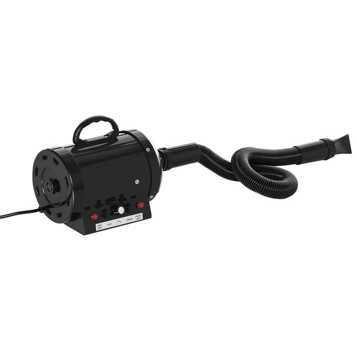 Secador de Pelo 2400 W para Cães Animais de Estimação tubo Flexível 2,5 metros Preto