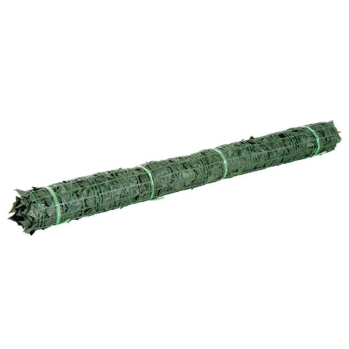 Vedação Artificial em Rolo 3,1,5m Vedação de Privacidade para Balcão Jardim Exterior Planta Decorativa de Parede PE Verde