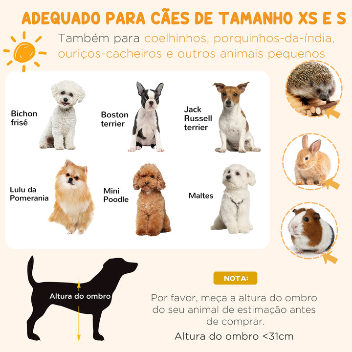 Parque para cães e outros animais de estimação com 8 vedações 71x61 cm Metal