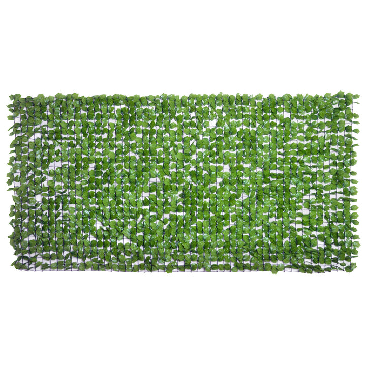 Vedação Artificial em Rolo 3x1,5m Vedação de Privacidade para Balcão Jardim Exterior Planta Decorativa de Parede PE Verde