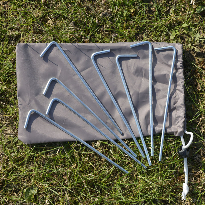 Tenda Dobrável com Proteção UV Altura ajustável de 2 niveis Tecido Oxford com estrutura de aço com Lateral e Bolsa de Transporte 220x220x208 cm verde