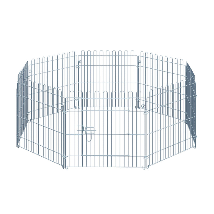 Parque para animais de estimção 63 x 60 CM Prata