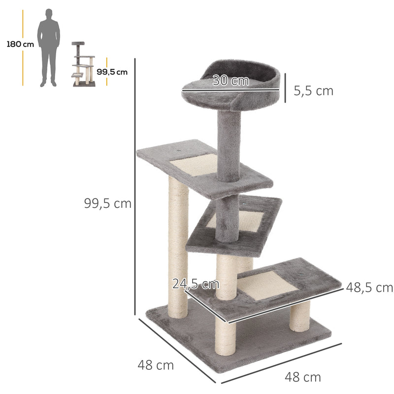 101cm altura Arranhador Escada