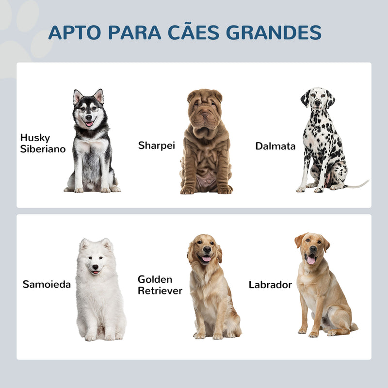 Comedouro Elevado para Cães Comedouro para Cães com 2 Tigelas 2000ml de Aço Inoxidável Gaveta Oculta com Suporte de Madeira para Animais de Estimação 60x30x36cm Branco