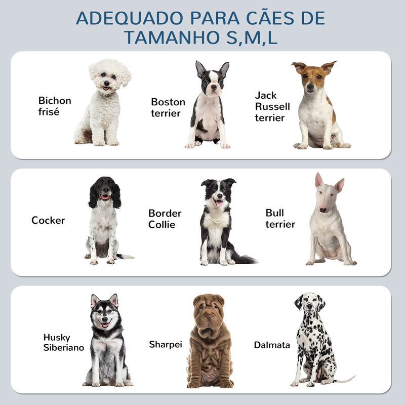 Comedouro Elevado para Cães com 4 Alturas Ajustáveis Comedouro Duplo para Cães com Tigela de 1000 ml e Comedouro Lento de 600 ml de Aço Inoxidável 43x25x30 cm Preto