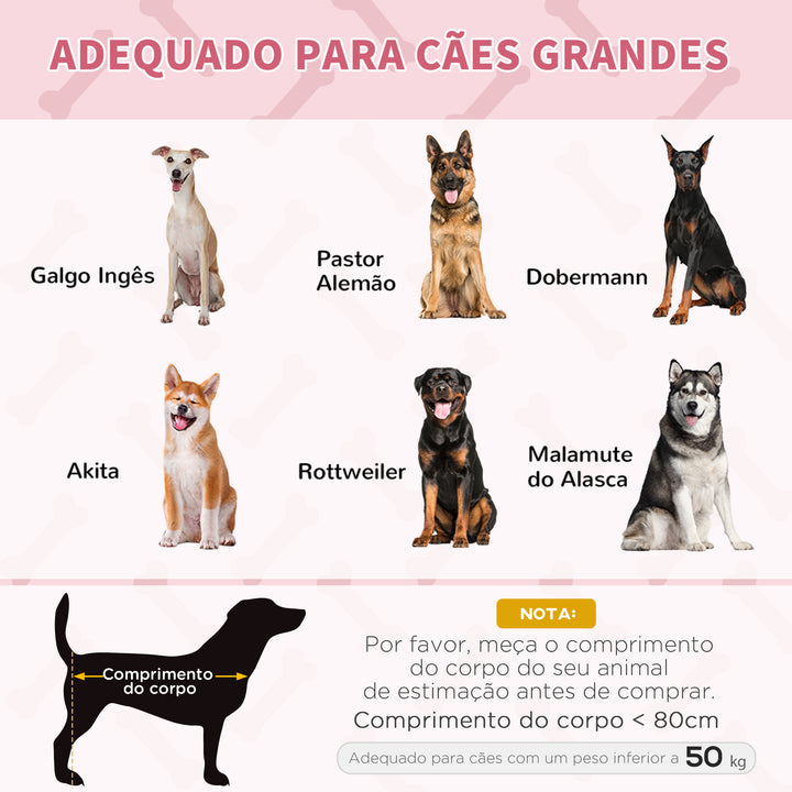 Cama para Animais de Estimação Cama Elevada para Cães Gatos com Tecido Transpirável para Dormir Relaxar Exterior Jardim Terraço 122x92x23cm Vermelho