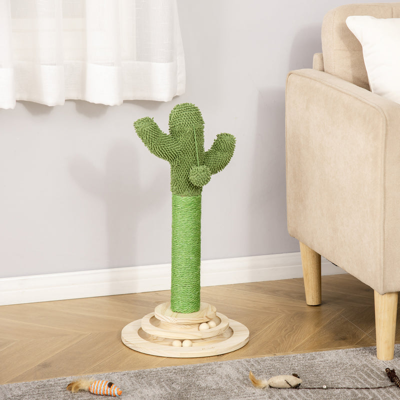 Arranhador Gato em Forma de Cactus  Verde