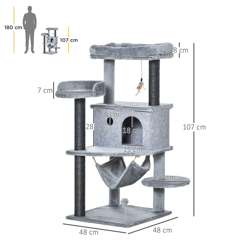 Árvore 107cm com Caverna de Feltro Novo