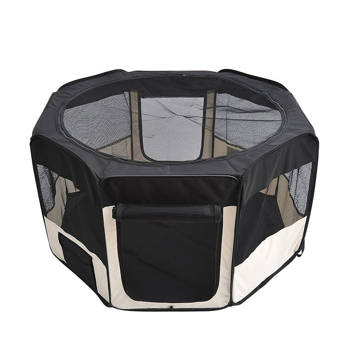 Parque Animais de estimação Dobrável 2 Medidas Diversão Treino Quarto Cão Cachorros F114 x 58 cm