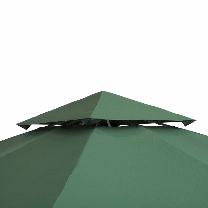 Toldo de Substituição 3x3m para Pérgolas Toldo de Substituição de Pérgolas de Jardim Verde