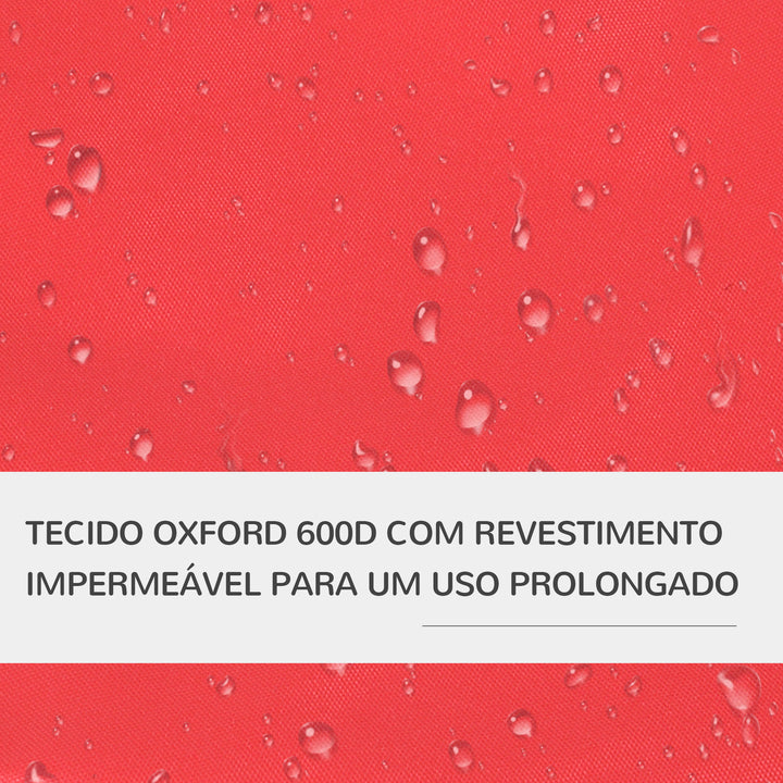 Carrinho dobrável para animais de estimação 84x48x95cm Rodas para carrinho de gato para cão Girar 360º com freio