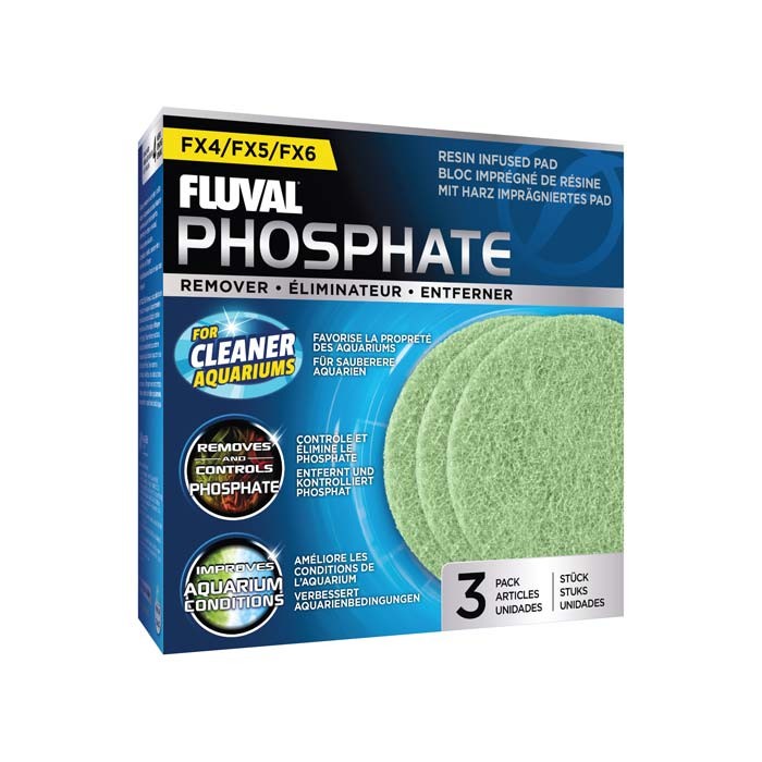 Fluval  Almohadilla Elimina Fosfato FX4/FX6, 3uds